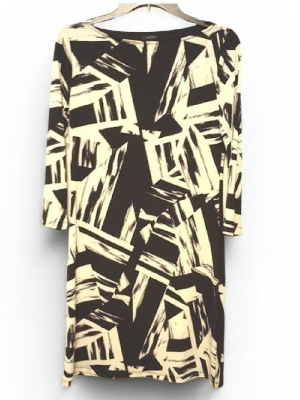 Apt 9 black and white abstract print dress. XS